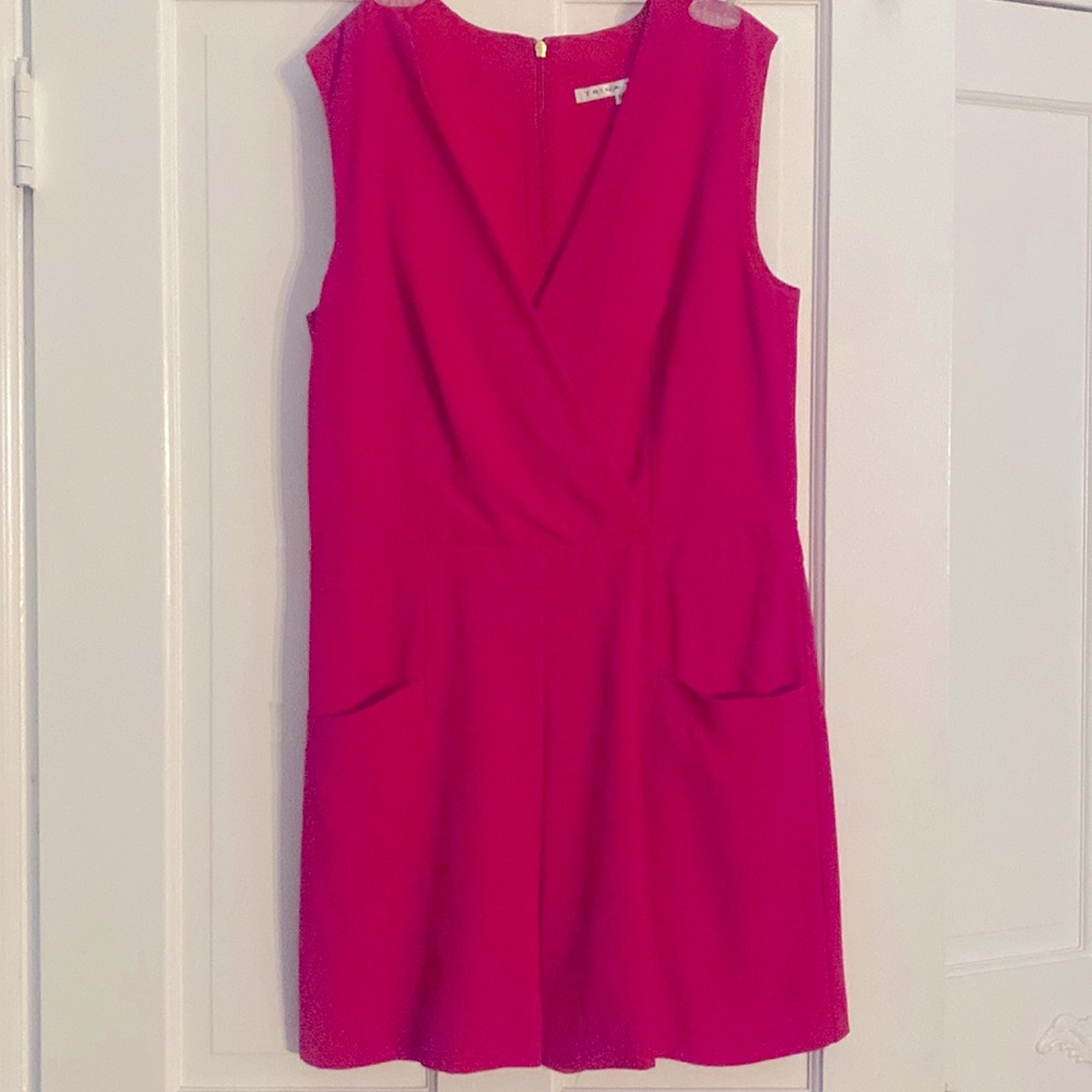 Trina Turk deep pink short jumpsuit